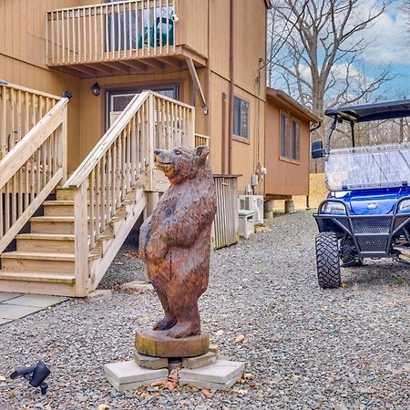 Bear Den Rustic Pocono Lake Home With Game Room! Buitenkant foto