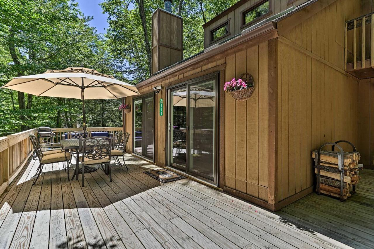 Bear Den Rustic Pocono Lake Home With Game Room! Buitenkant foto