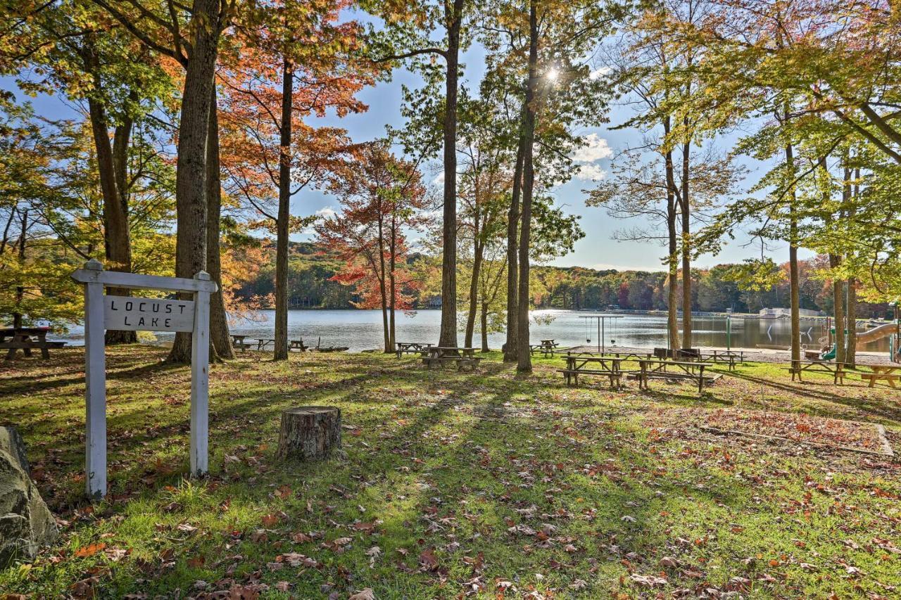 Bear Den Rustic Pocono Lake Home With Game Room! Buitenkant foto