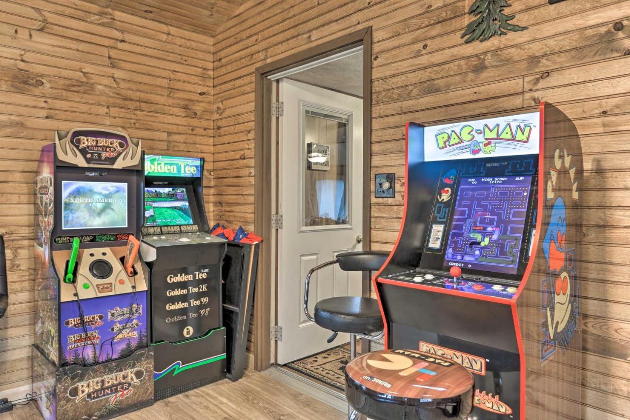 Bear Den Rustic Pocono Lake Home With Game Room! Buitenkant foto