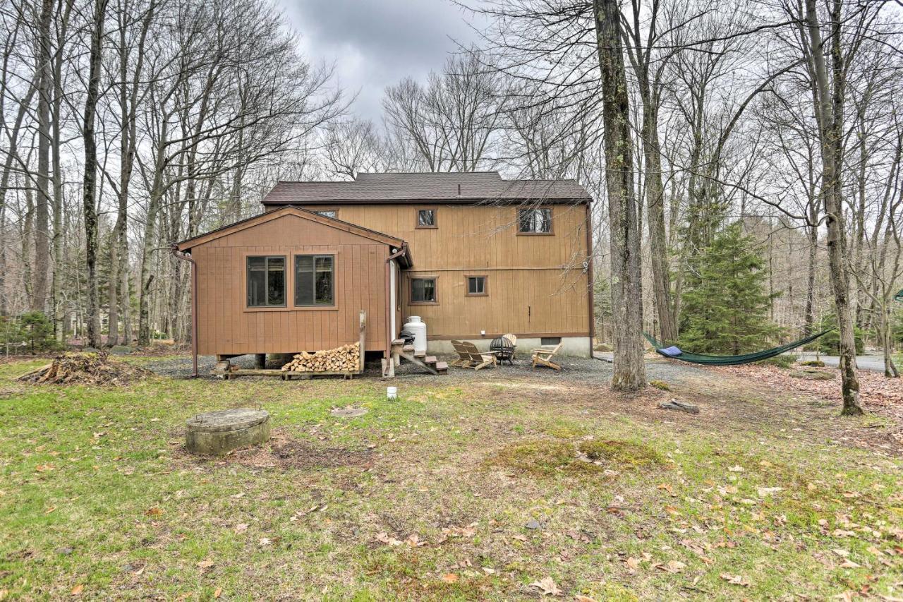 Bear Den Rustic Pocono Lake Home With Game Room! Buitenkant foto
