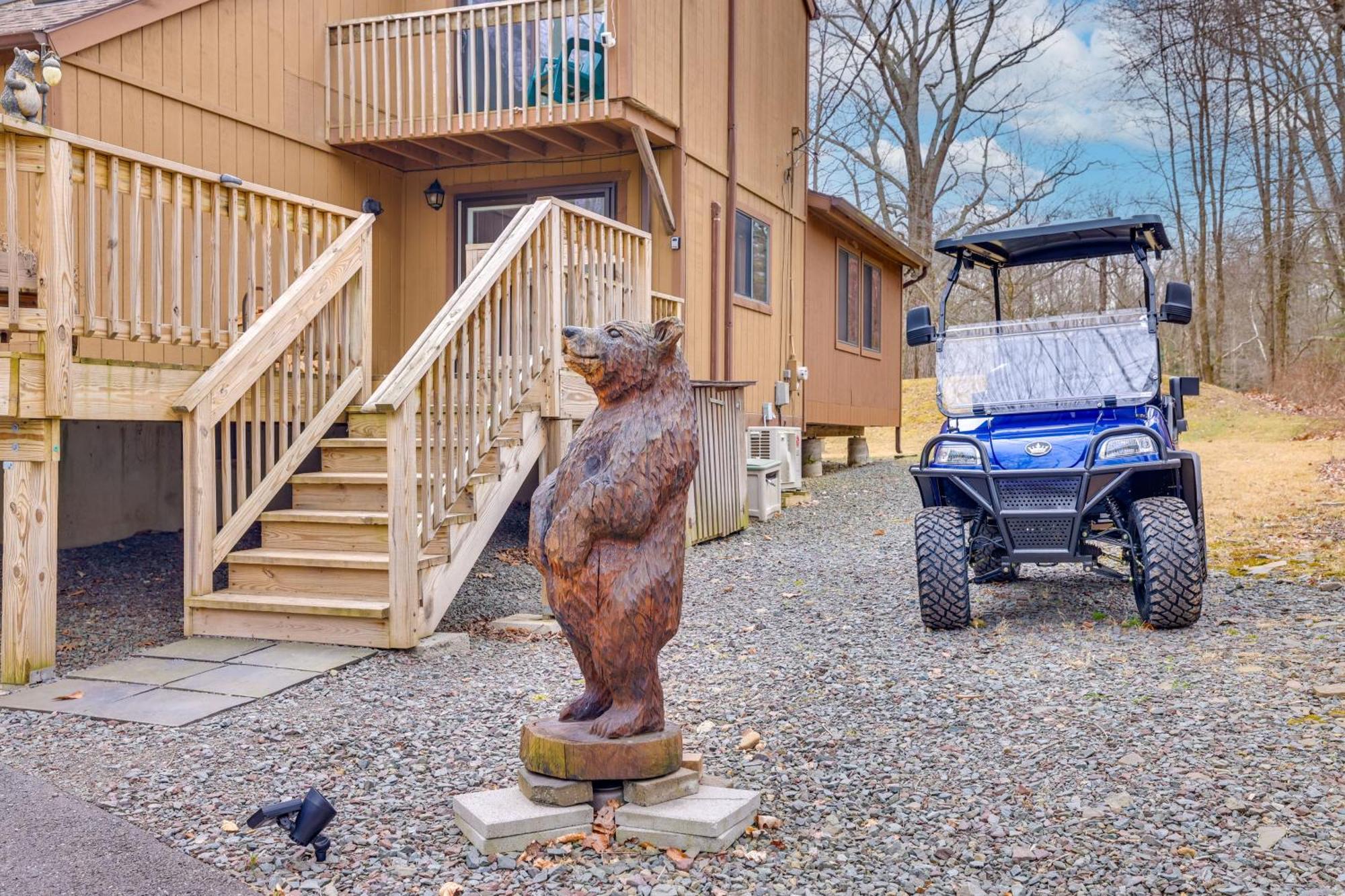 Bear Den Rustic Pocono Lake Home With Game Room! Buitenkant foto